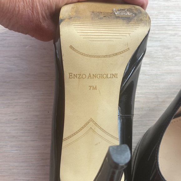 Enzo angiolini platform black patent leather pump - Picture 3 of 6